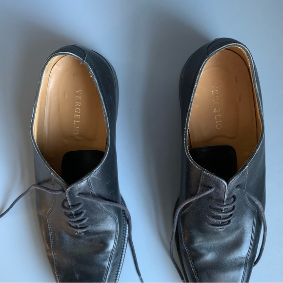 Vergelio Vintage Vero Cuoio Leather Oxford Dress Grandpa Shoe 10.5 Old Money main image 9